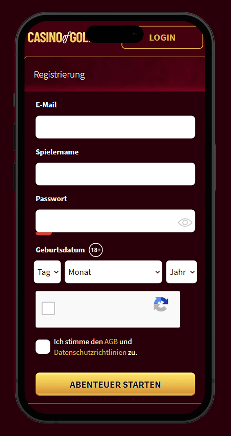 CasinoOfGold Mobile App